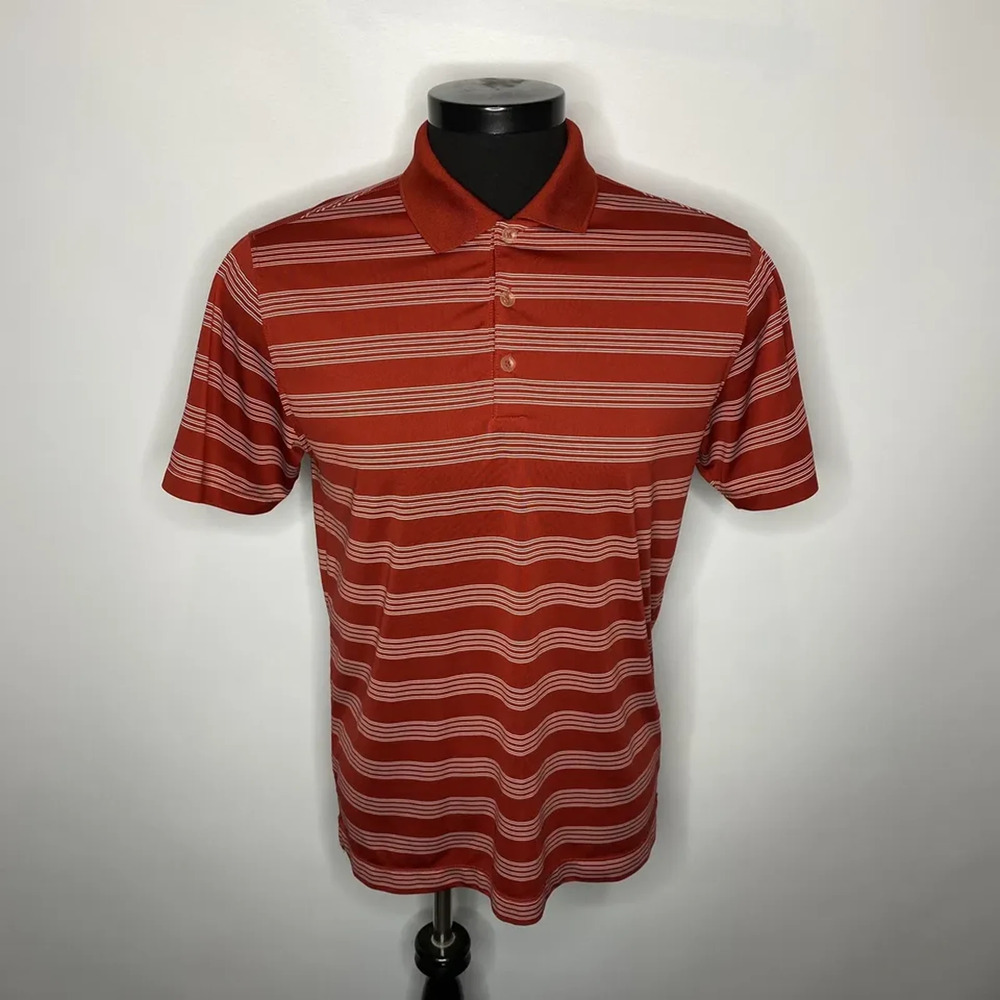 GOLF SALE: Nike Golf Tour Performance Dri-Fit S/S Striped Polo Mens Medium